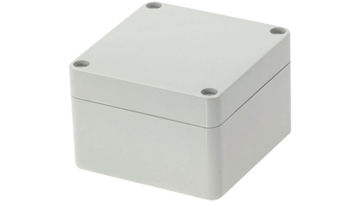 Plastic Enclosure 80x82x55mm Light Grey