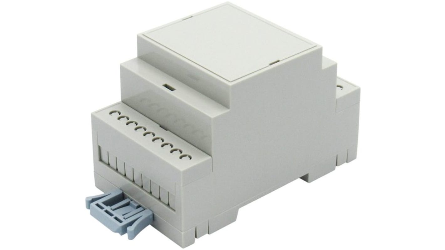 RND DIN-Rail Module Box Enclosure Type RND 455 Series , 90.2 x 53.3 x 57.5mm, ABS DIN RAIL Enclosure Box