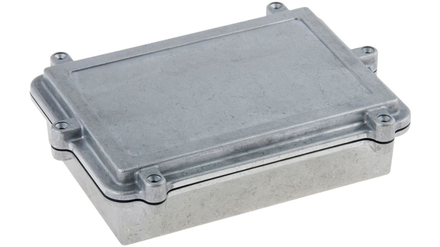 RND RND 455 Series Aluminium Aluminium Alloy Enclosure, IP67, Aluminium Lid, 142 x 202 x 55mm