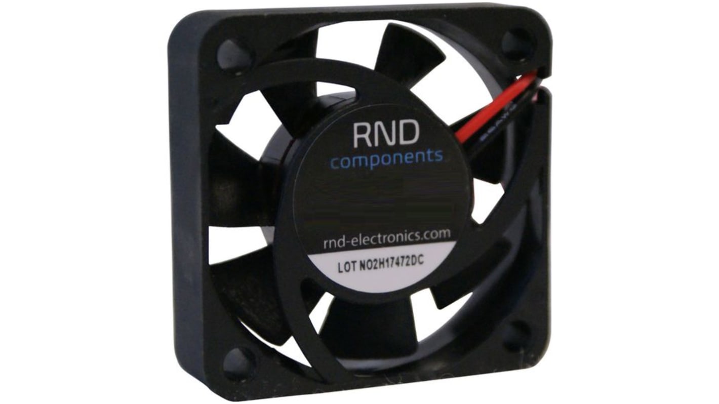 Ventilador Axial RND de 40 x 40 x 10mm, 12 V CC, 1.8W, caudal 9.25cfm