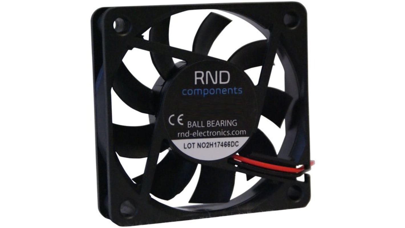 RND 軸流ファン 電源電圧：24 V dc, dc, 60 x 60 x 15mm, RND 460-00010