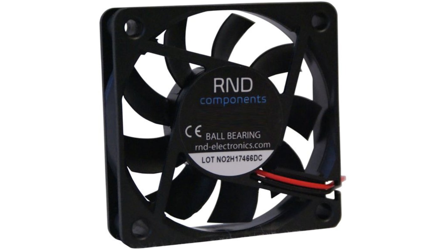 RND 軸流ファン 電源電圧：24 V dc, dc, 60 x 60 x 15mm, RND 460-00011