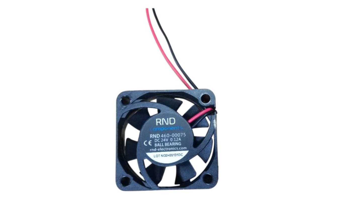 RND 軸流ファン 電源電圧：24 V dc, dc, 40 x 40 x 10mm, RND 460-00075