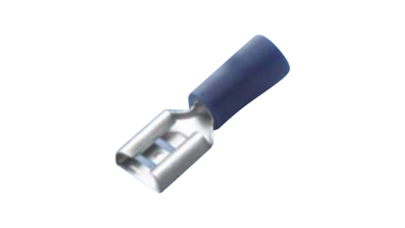 Blade receptacle blue 6.3x0.8mm