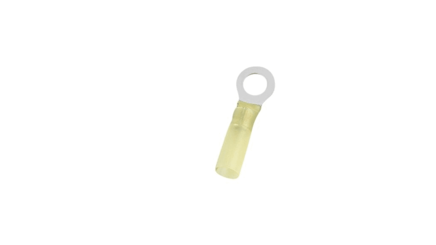 Ring terminal yellow 8.4mm, Heat Shrink