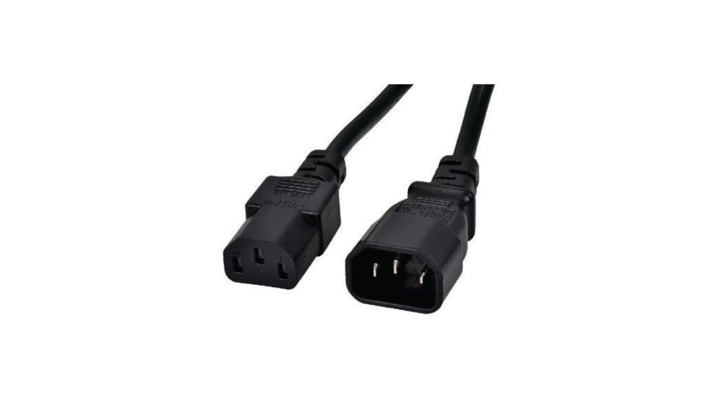 MAINS CABLE IEC C14 to IEC C13  2M