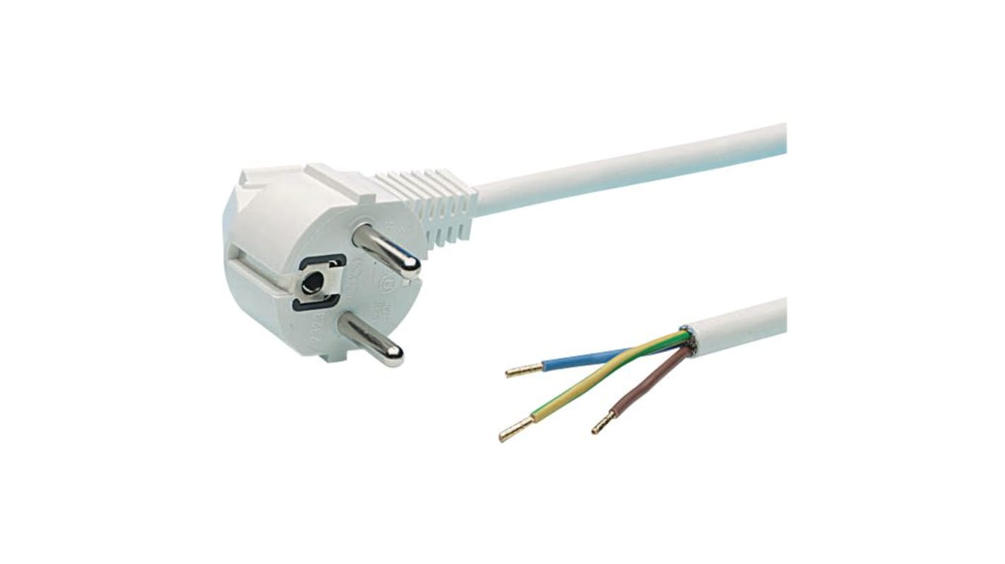 MAINS CABLE Type F (CEE 7/4) Plug to OE