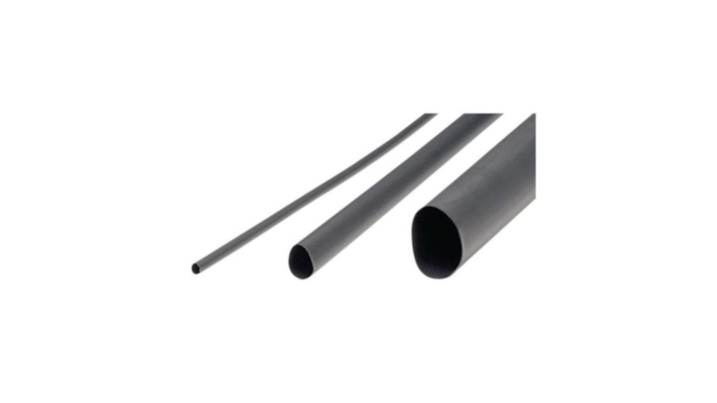 Heat Shrink PO 24-6mm 4:1 BLK 1.2M