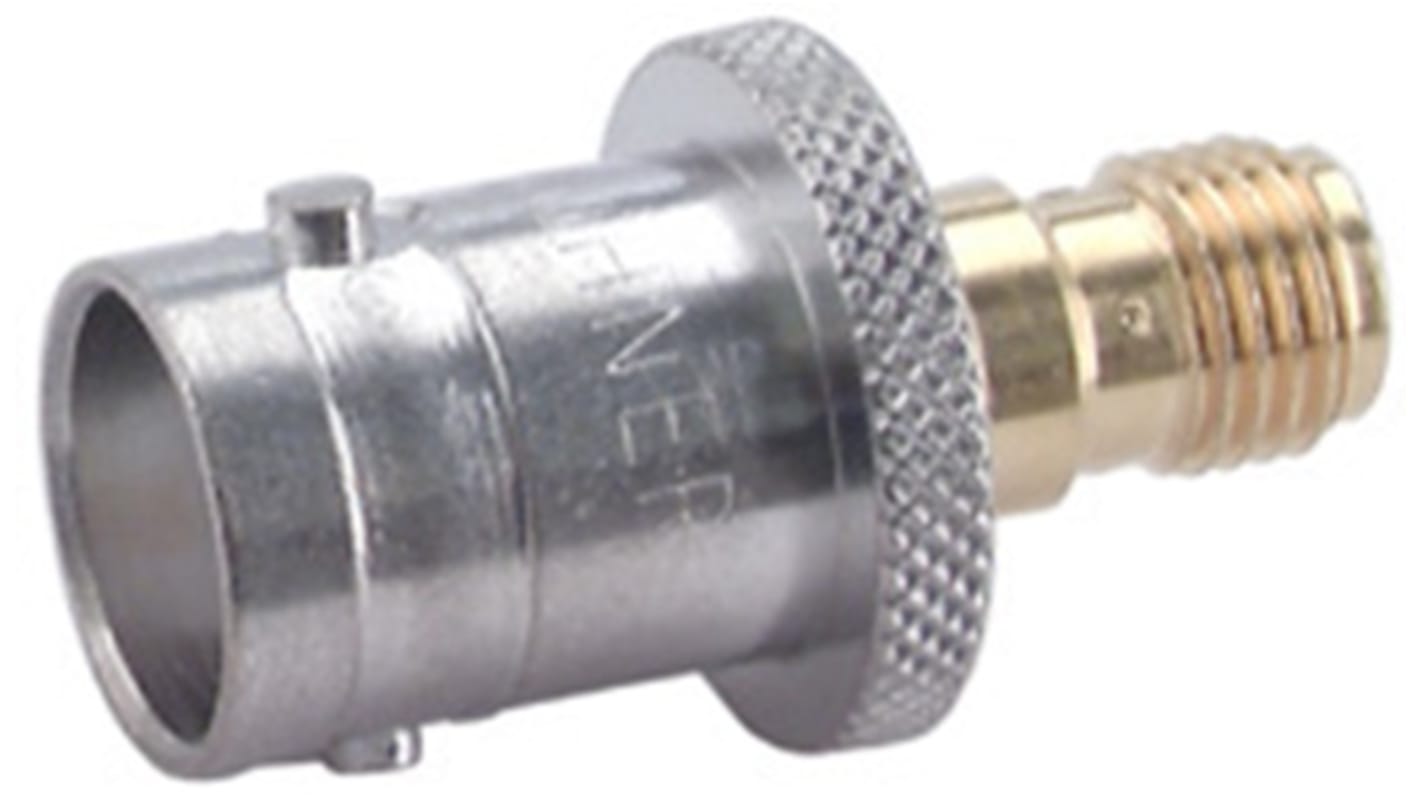 Adaptateur coaxial Huber+Suhner BNC Femelle vers SMA Femelle, Droit 4GHz