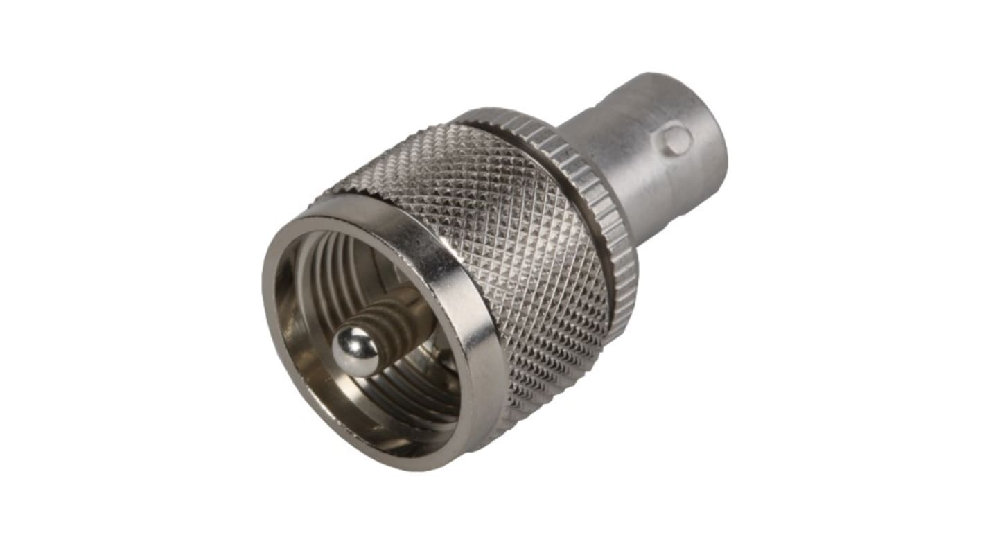 Huber+Suhner Straight Coaxial Adapter Coaxial Plug to BNC Socket 200MHz
