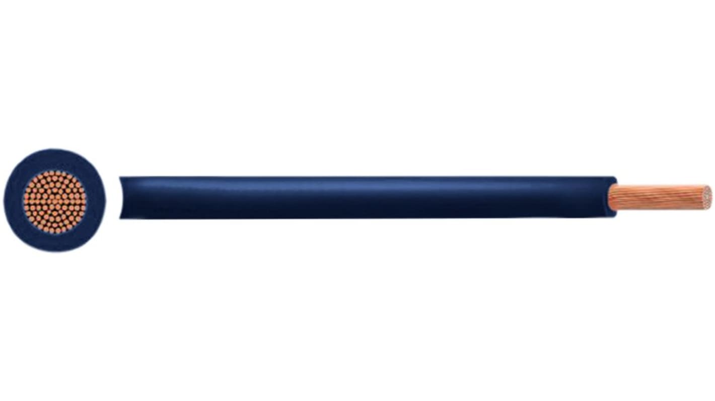 Tri Rated PVC 6.00mm HO7V2-K D.Blue 100m