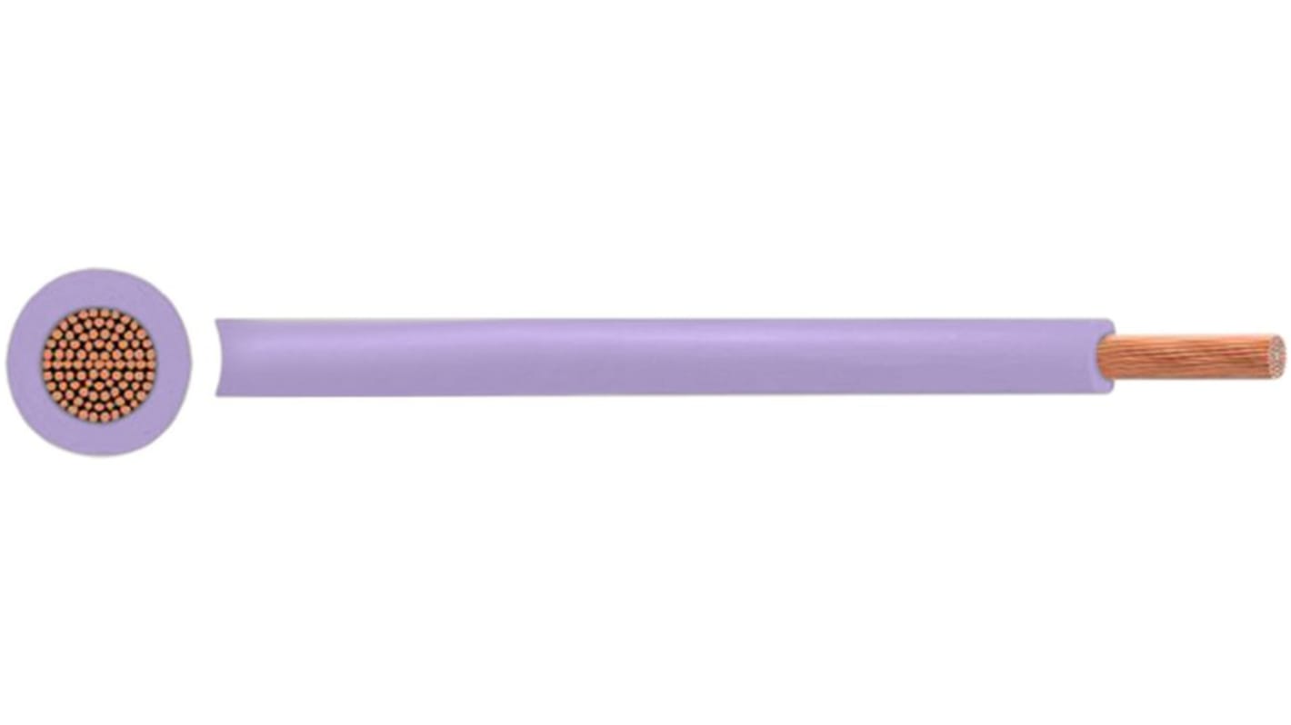 Tri Rated PVC 0.75mm HO5V2-K Violet 100m