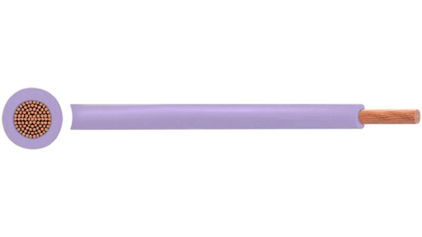 Tri Rated PVC 1.00mm HO5V2-K Violet 100m