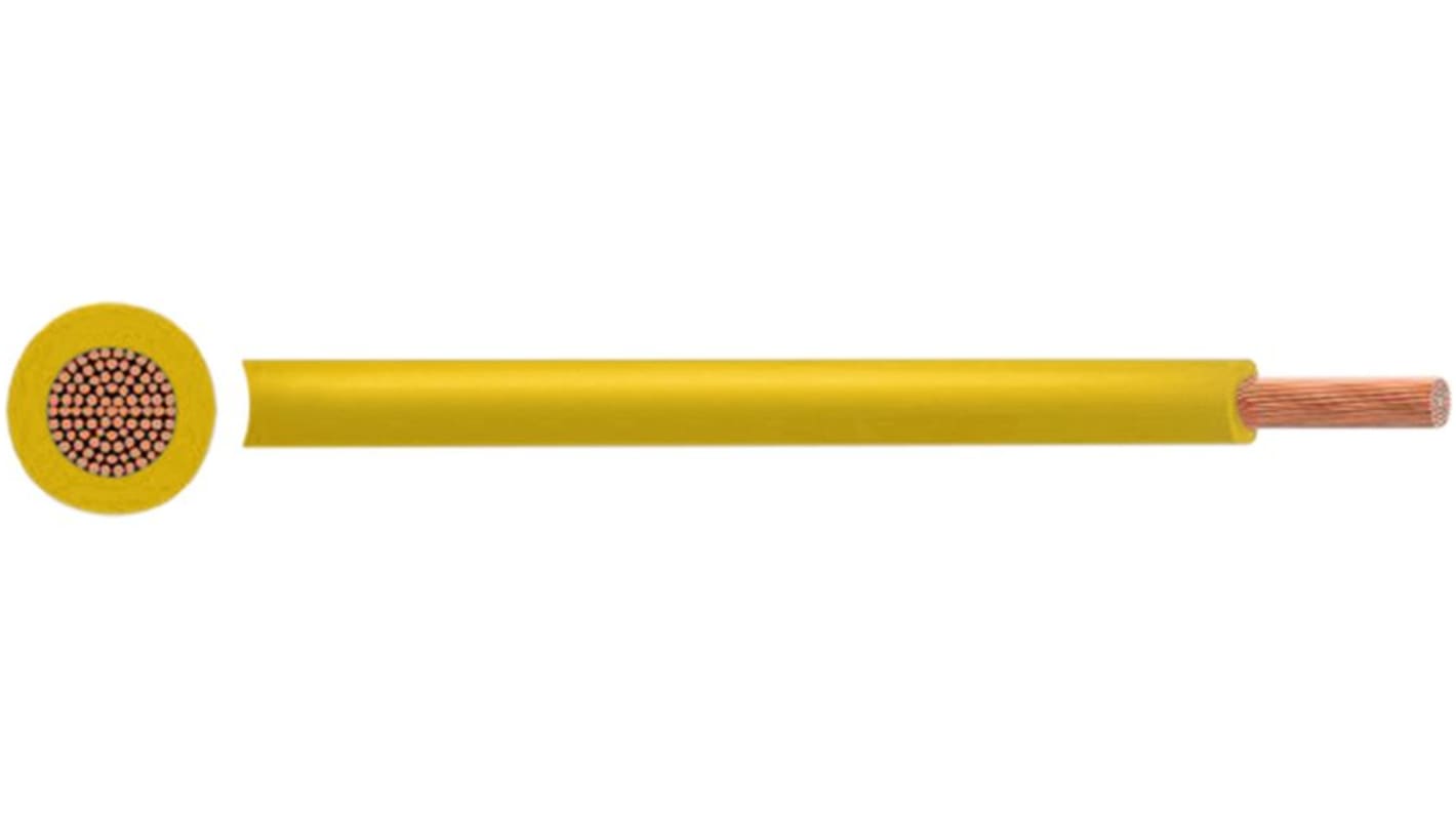 Tri Rated PVC 0.75mm HO5V2-K Yellow 100m
