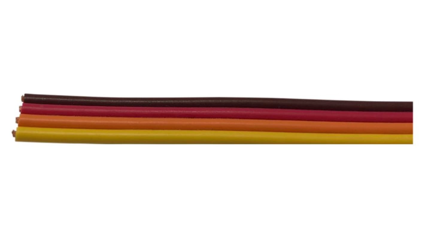 Ribbon Cable,PVC,  4Pole 0.25mm²