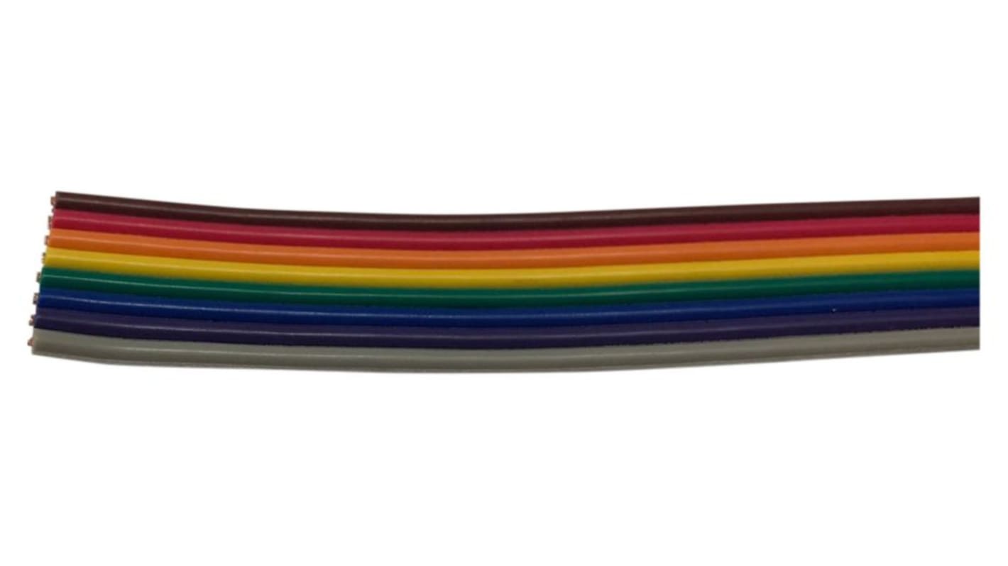 Ribbon Cable,PVC,  8Pole 0.25mm²