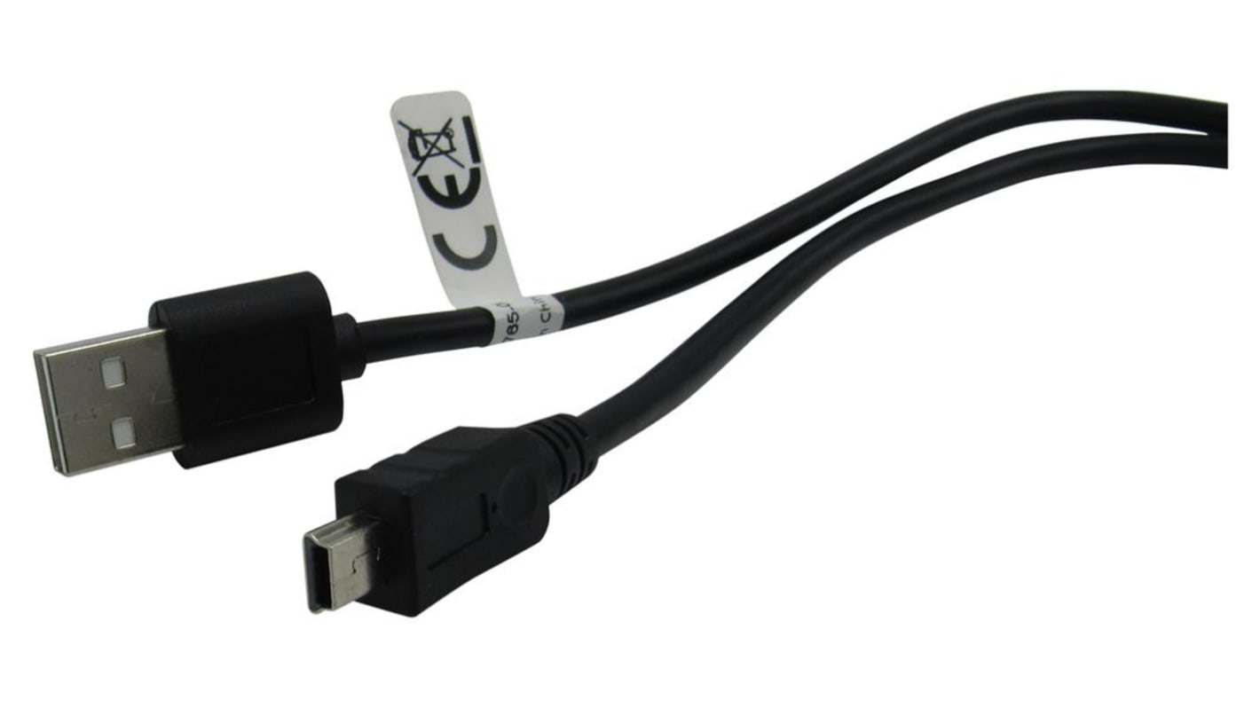 Mini USB 2.0 cable 0.5m Black