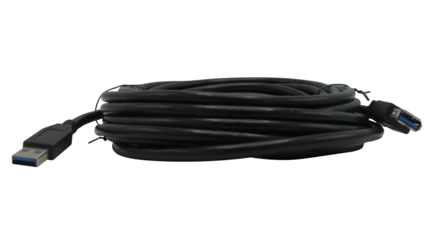 USB 3.0 cable 7m Black M/F