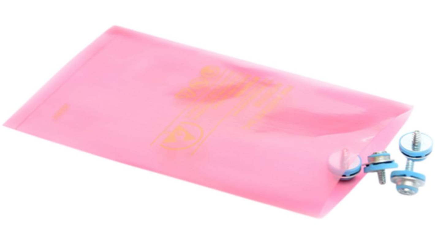 Pink Antistatic Bag 12"x18" 300g pk100
