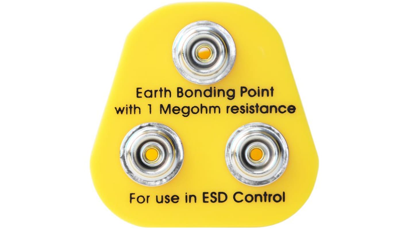 RND Earth Bonding Plug With 10 mm Stud x 3