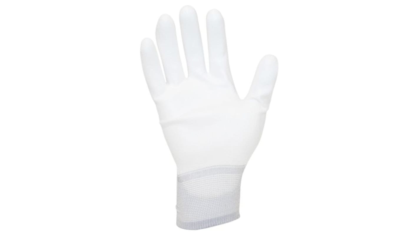 ESD PU Palm Glove  White, Large