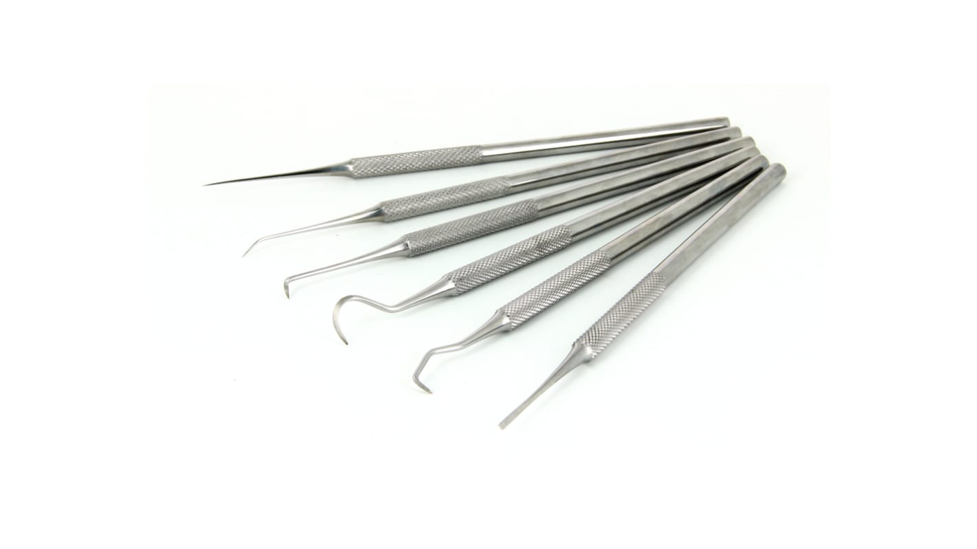 ideal-tek Stainless Steel Probes Pick Up Tool, 190 mm Stainless Steel With Stainless Steel Handle