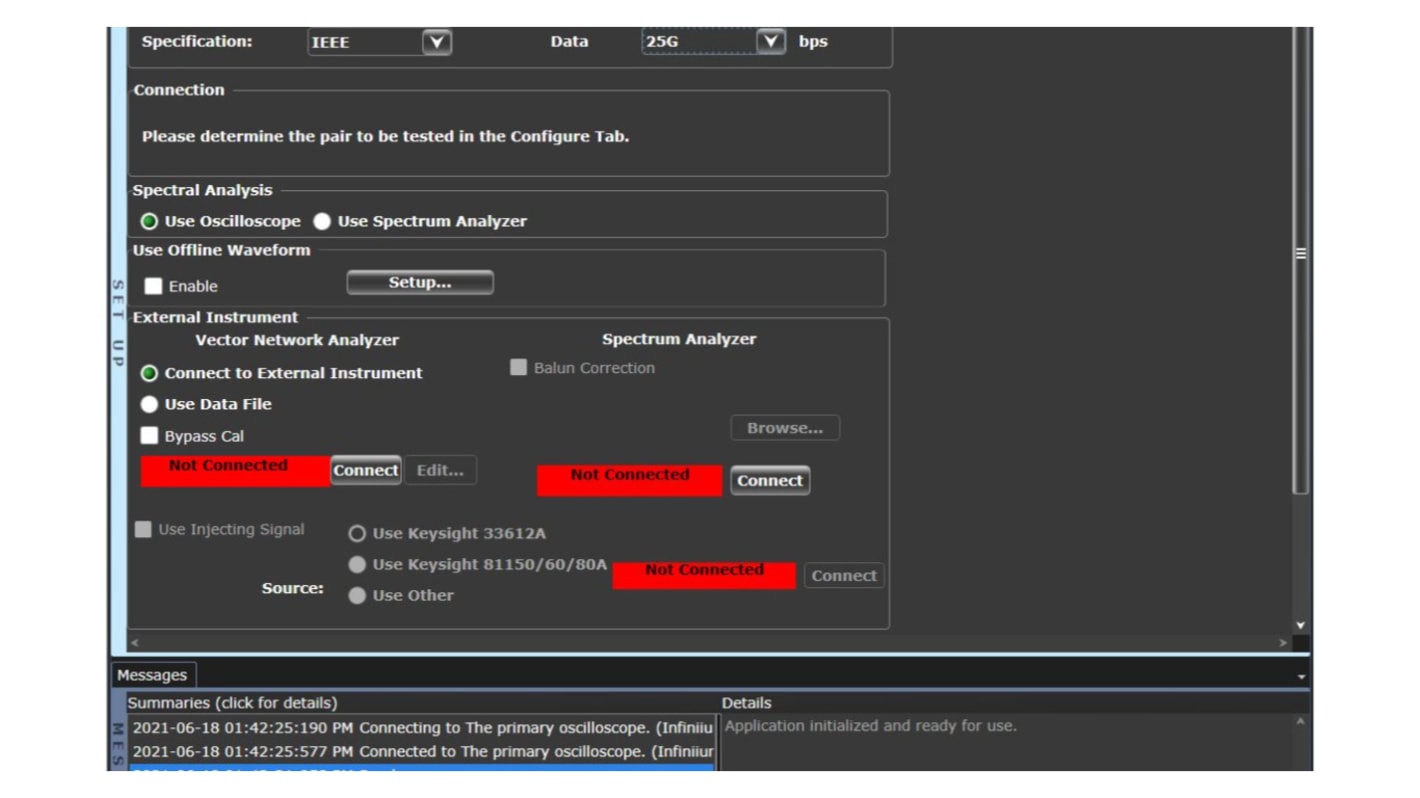 Oscilloscope Analysis Oscilloscope Software for Use with Infiniium Series