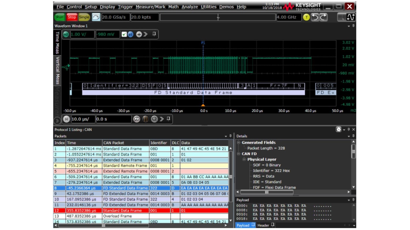 Oscilloscope Analysis Oscilloscope Software for Use with Infiniium Series