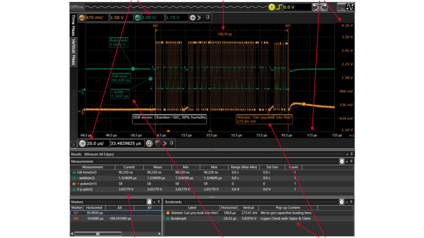 Oscilloscope Analysis Oscilloscope Software for Use with Infiniium Series