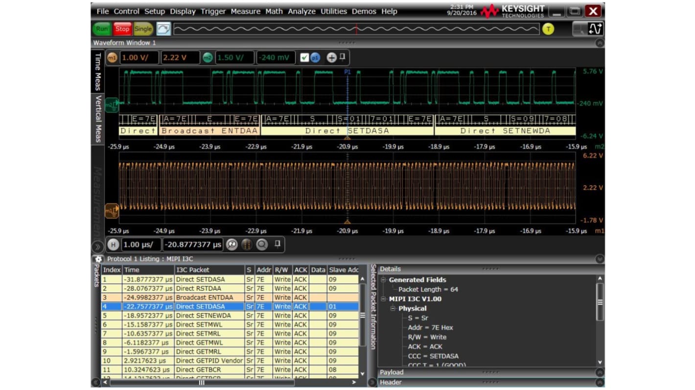 Oscilloscope Analysis Oscilloscope Software for Use with Infiniium Series