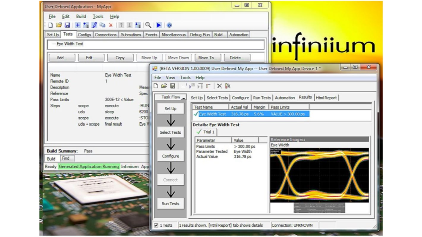 Oscilloscope Analysis Oscilloscope Software for Use with Infiniium Series