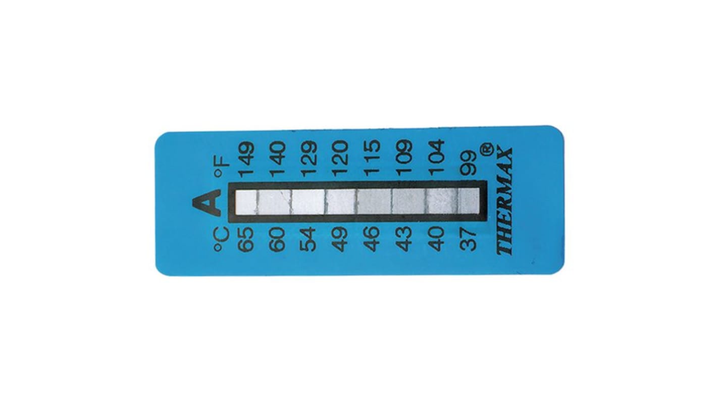 TMC Non-Reversible Temperature Sensitive Label, +160°C to +199°C, 8 Levels