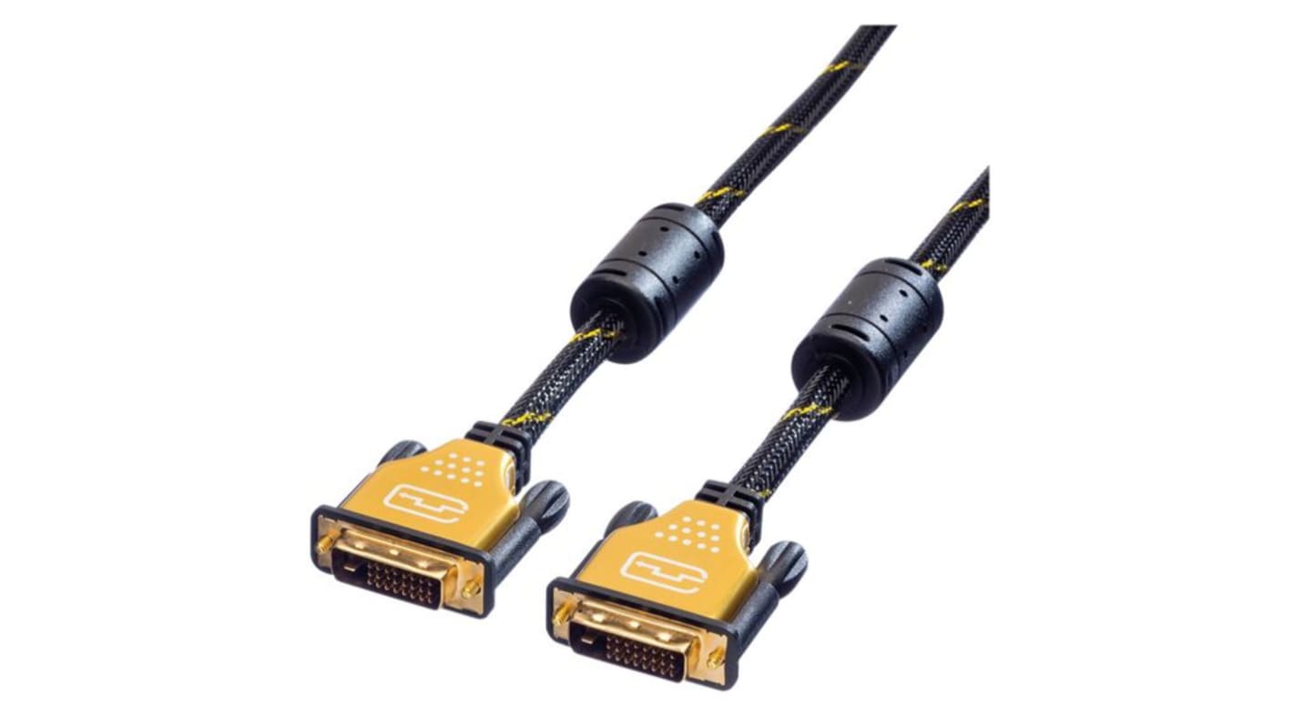 Roline, Male DVI-D to Male DVI-D  Cable, 3m