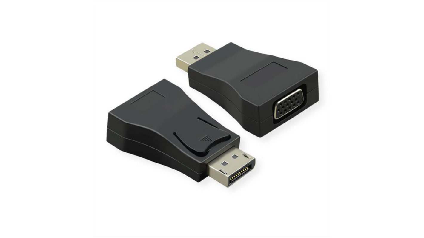 Value AV Adapter, Male DisplayPort to Female VGA