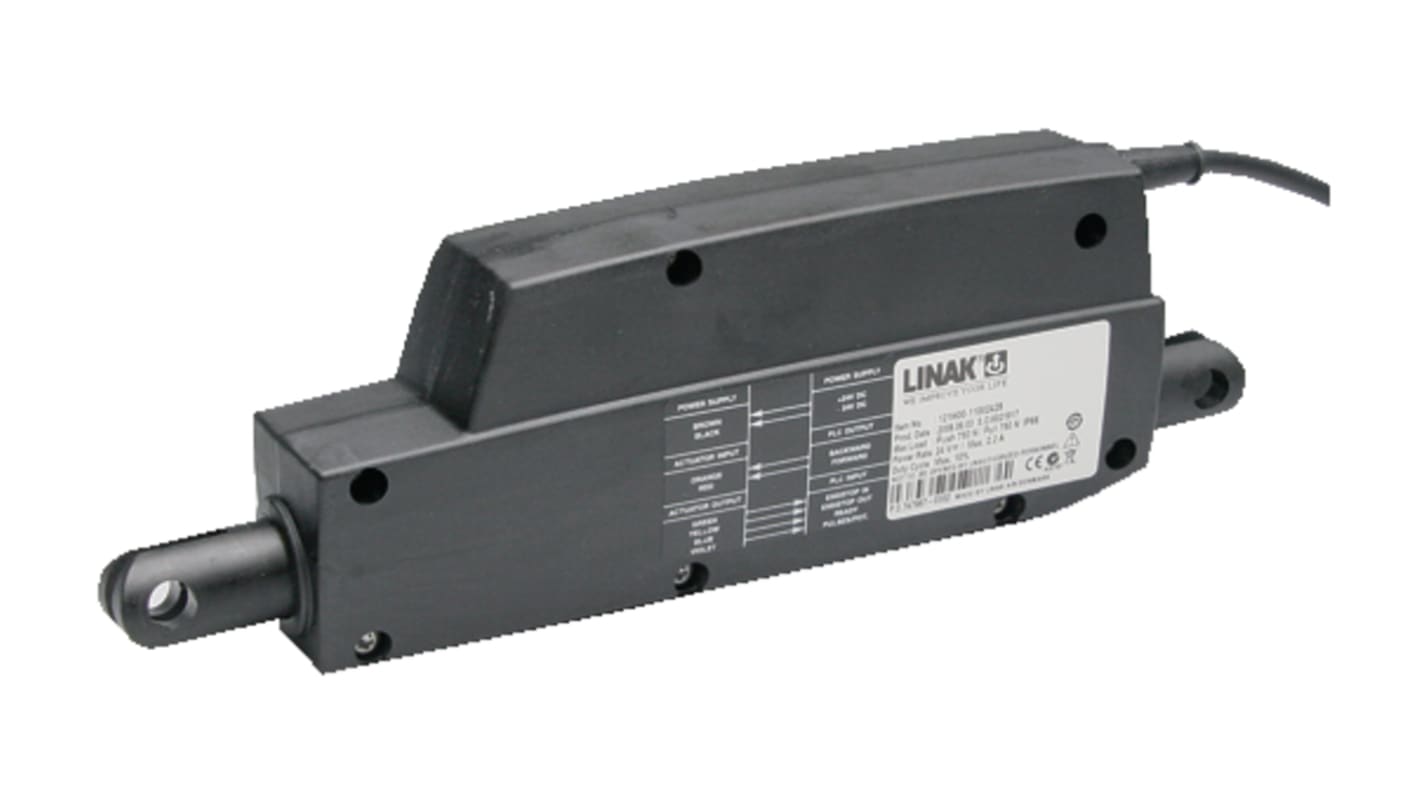 Actuador lineal eléctrico Linak LA12, 24V dc, 14mm/s, 130mm