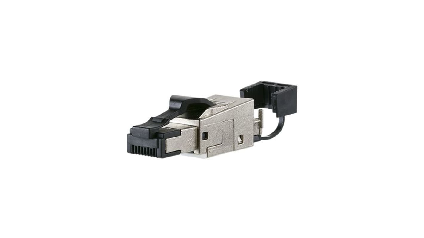 Metz Connect イーサネットコネクタ, プラグ, RJ45コネクタ, ケーブルマウント, Cat6a, 130E405032-E