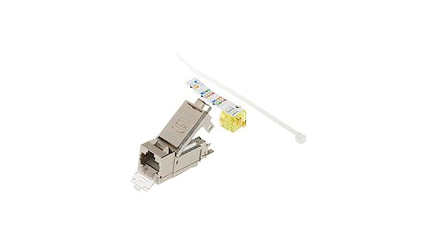 HARTING Socket Ethernet Connector, Cable Mount, Cat6