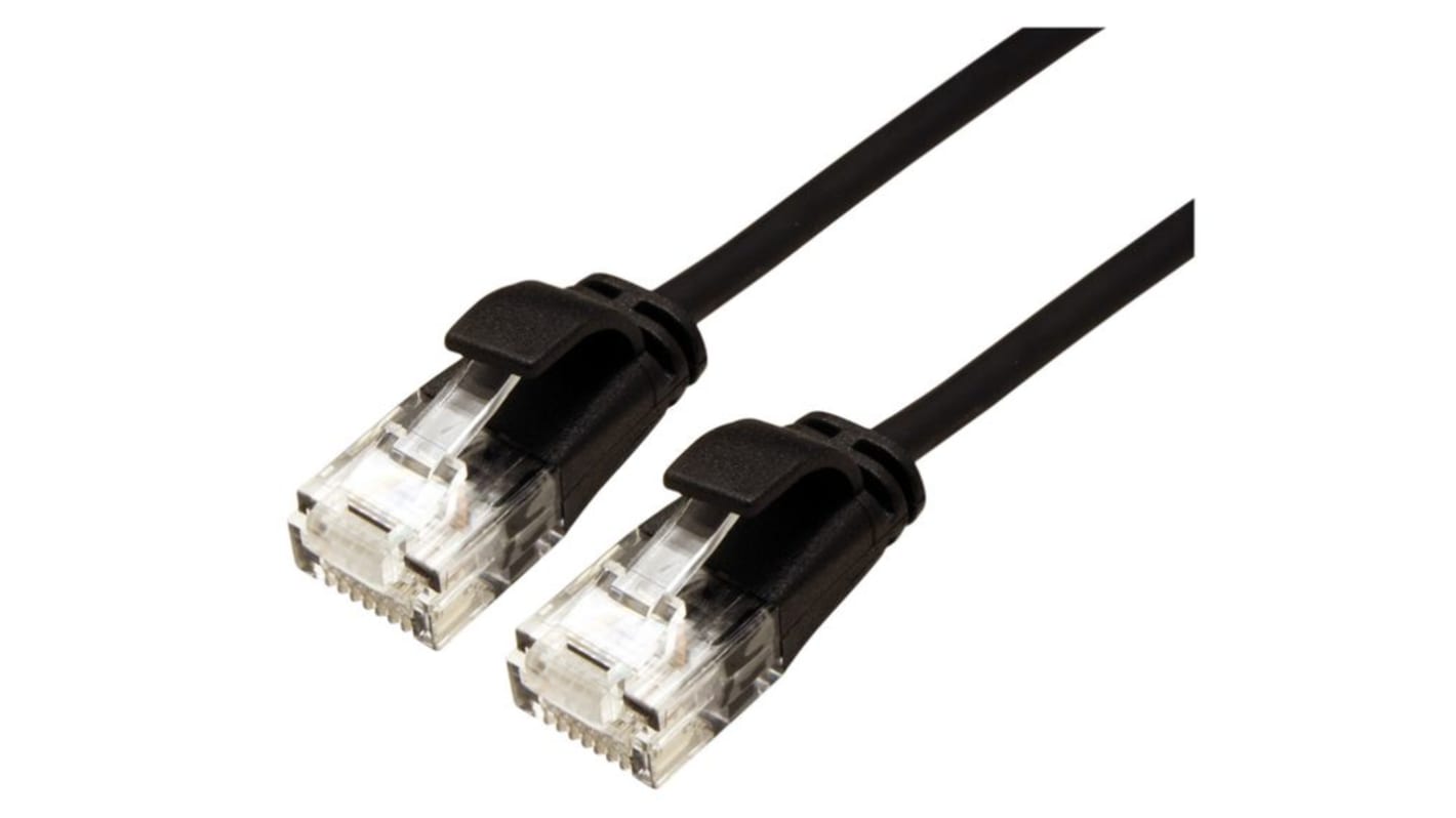 Patch Cord LSZH CAT6a EA UTP BLK 0.15M