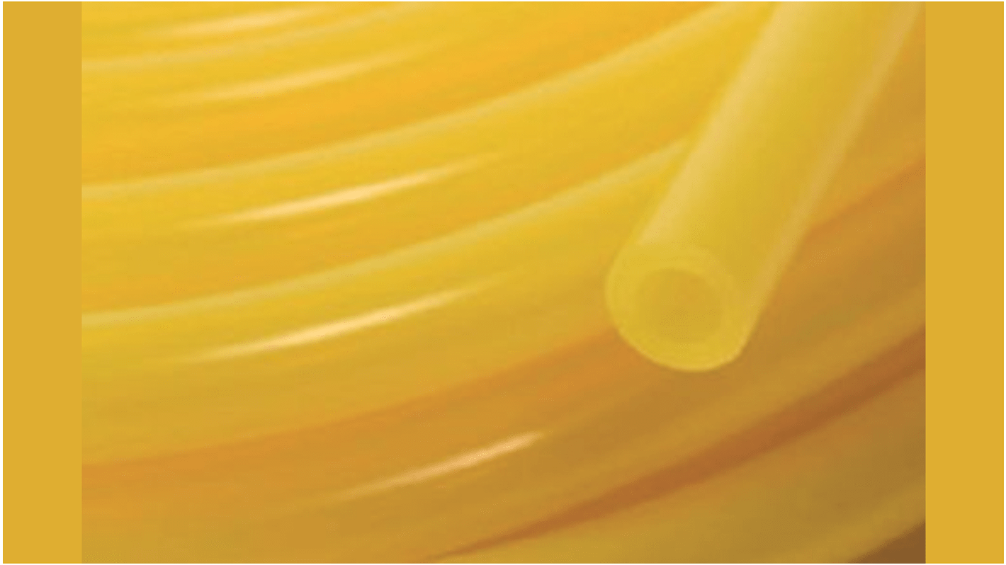 Saint Gobain Tygon® F-4040-A Special PVC, Process Tubing, 9.6mm ID, 15.9mm OD, Yellow, 15m