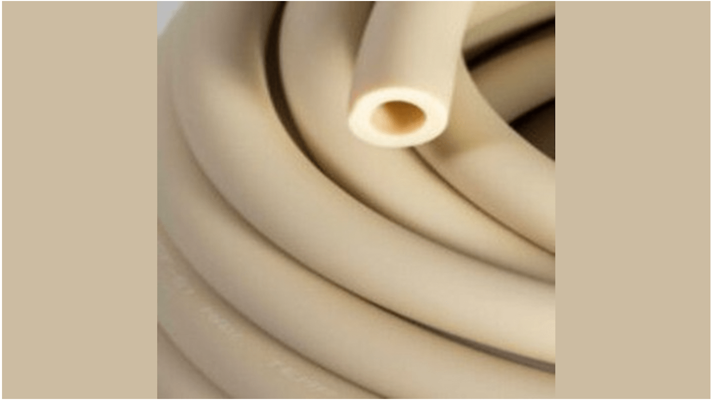 Saint Gobain Tygon®A-60-C TPE, Process Tubing, 4mm ID, 6mm OD, Cream, 15m