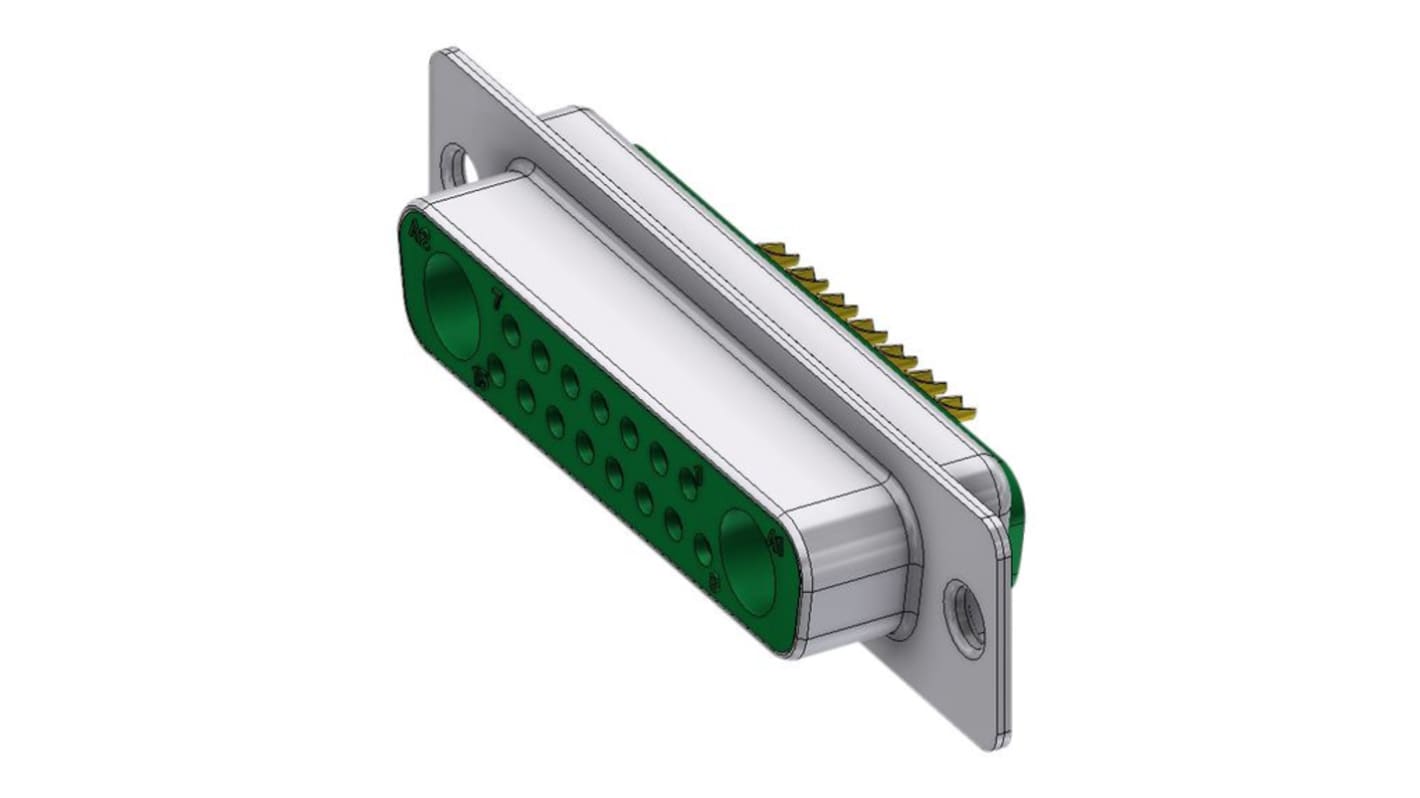 Deltron DTS Sub-D Steckverbinder Buchse / Raster 2.54mm, Freie Verbindung