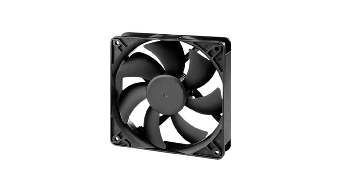 Sunon Axial Fan, 24 V dc, dc Operation, 75cfm, 2W, 84mA Max, 120 x 120 x 25mm