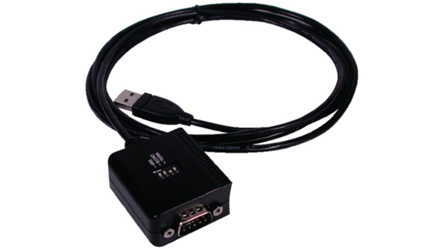Exsys Interfész konverter, A: USB A, B: SubD9