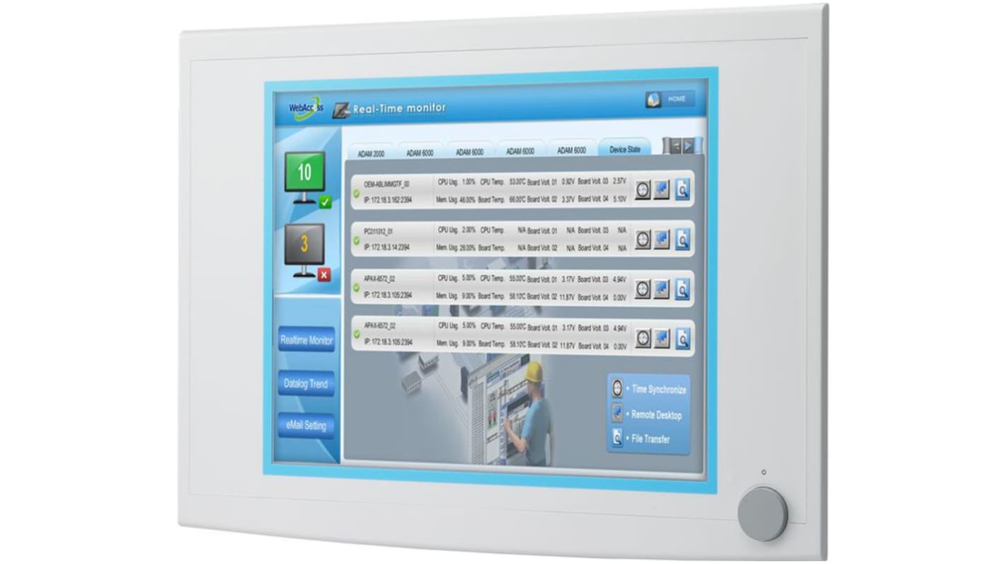 Advantech FPM-5000G Series Display Panel - 17 inch, SXGA TFT LCD Display, 1280 X 1024pixels