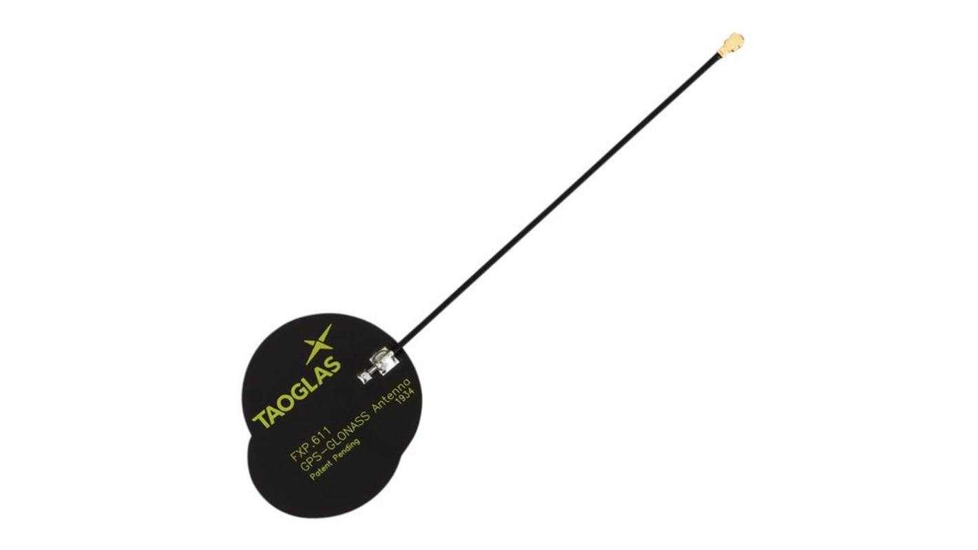 Antenne multibande Taoglas FXP611.07.0092C Adhésif Bâton/Baguette, Interne IPEX, UFL 3dBi GPS SPE-13-8-010/F/AS