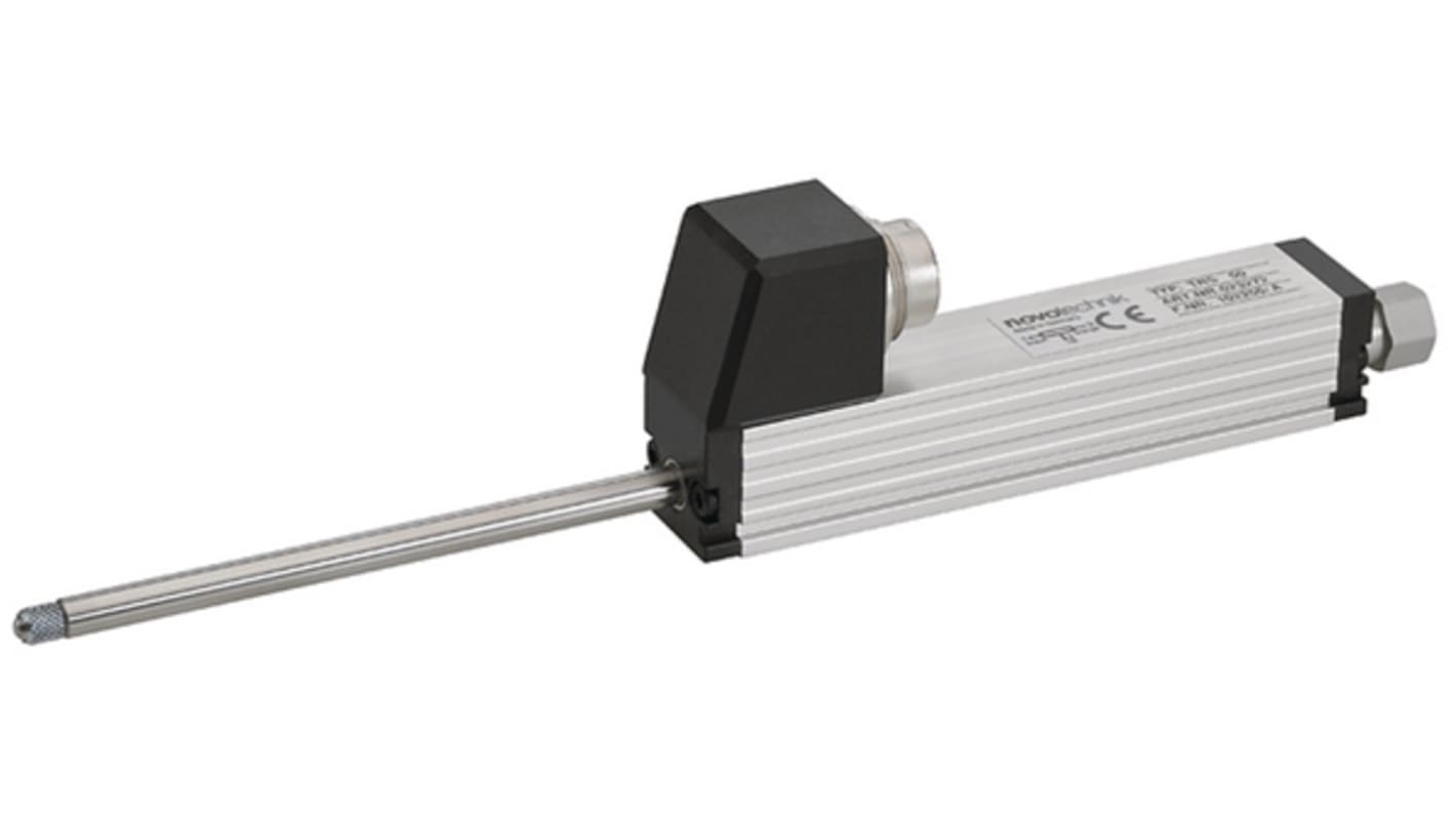 Novotechnik TRS Series Linear Potentiometer Position Sensor, Voltage Divider Signal, Round Type