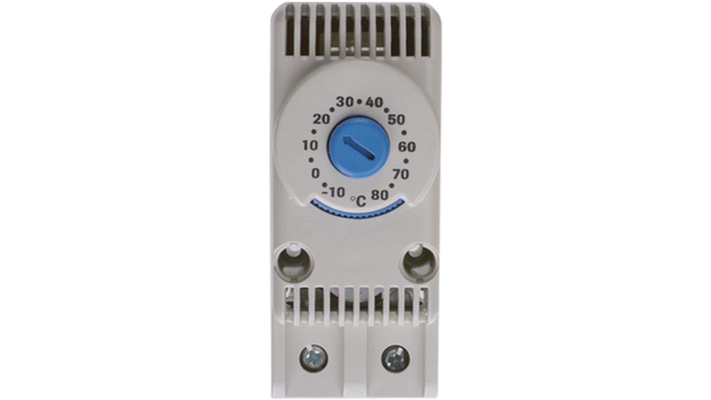 Termostaty, řada: TRT-10A230V -10 → +80 °C 12 → 60/ 110 → 250 VDC/VAC