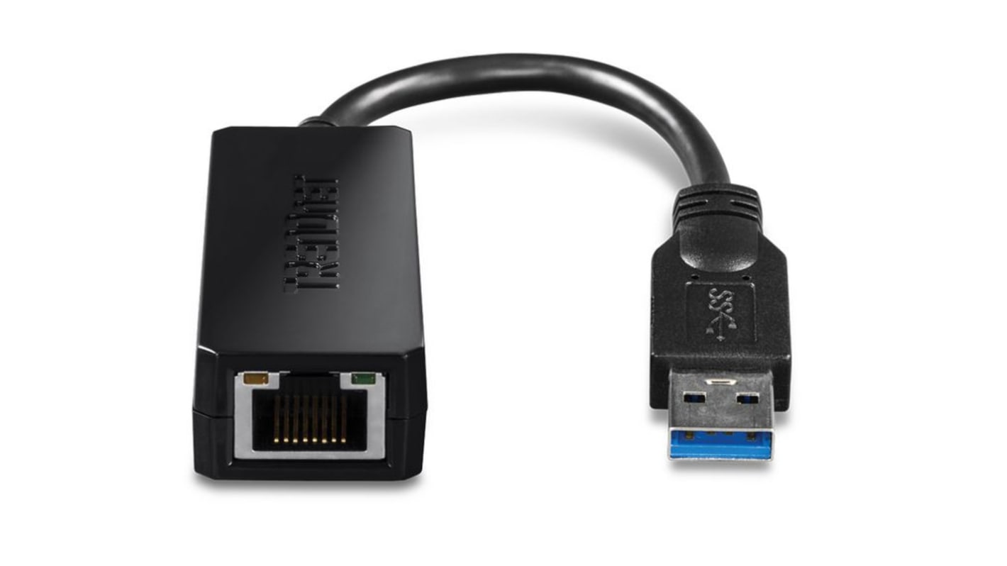 Trendnet USB-Netzwerkadapter Stecker USB 3.0 A USB A B RJ45 Anschluss 1