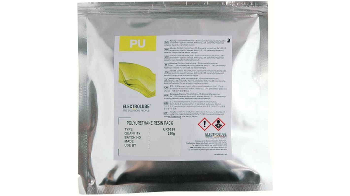 Electrolube Polyurethanharz, Gießharz Schwarz, Packung 250 g