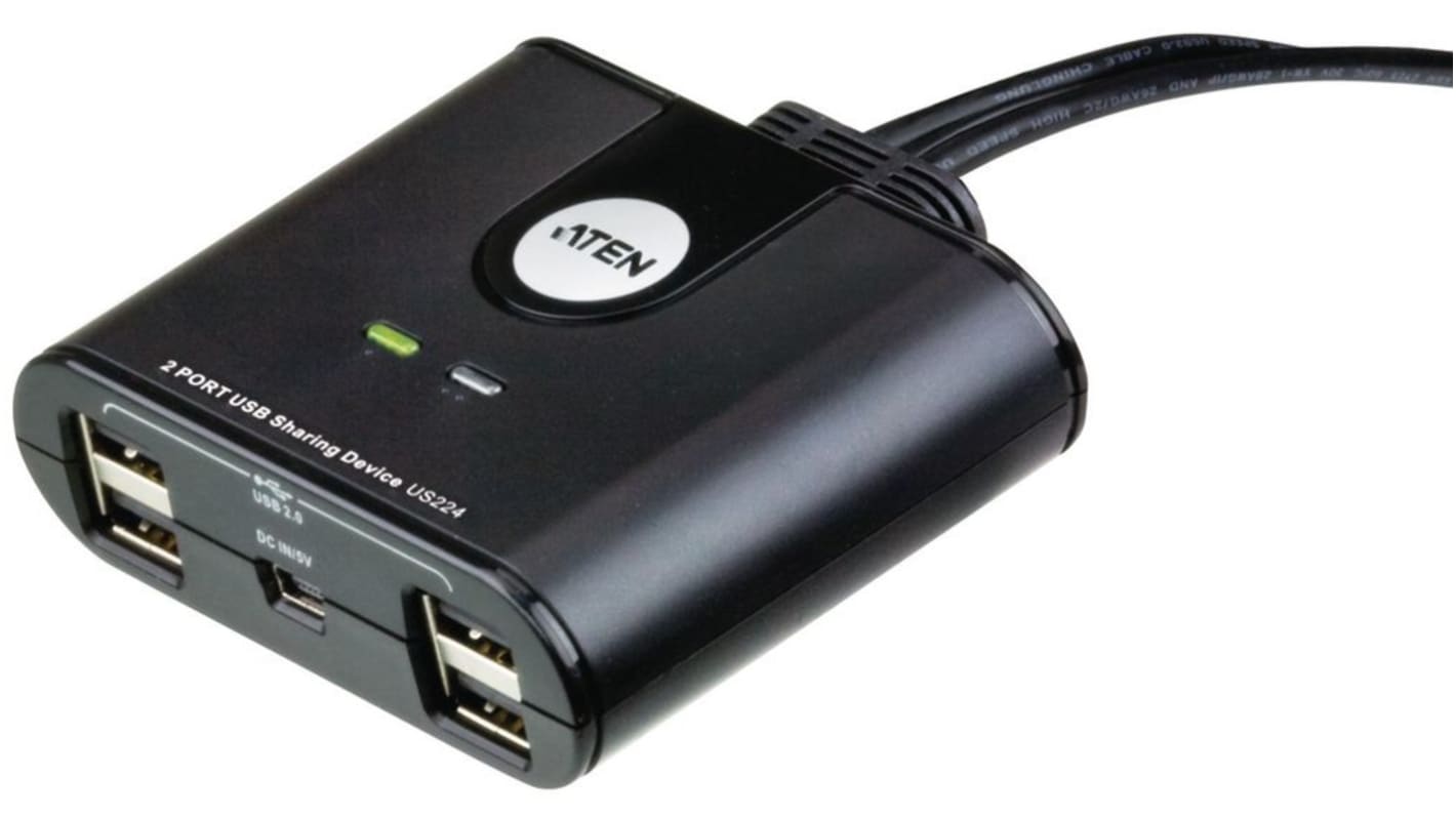 Hub USB Aten US224, USB 2.0 USB 4 ports, USB A